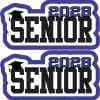 StickerTalk 2028 Senior Sticker, 4 inches by 2 inches