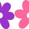 StickerTalk Retro Daisy Flowers Stickers, 3 inches by 3 inches