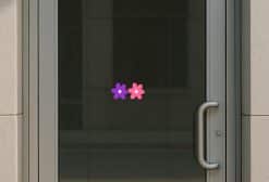 StickerTalk Retro Daisy Flowers Stickers, 3 inches by 3 inches
