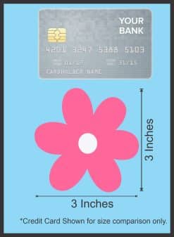 StickerTalk Retro Daisy Flowers Stickers, 3 inches by 3 inches