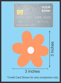 StickerTalk Retro Flowers Stickers, 3 inches by 3 inches