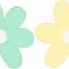 StickerTalk Daisy Flowers Stickers, 3 inches by 3 inches