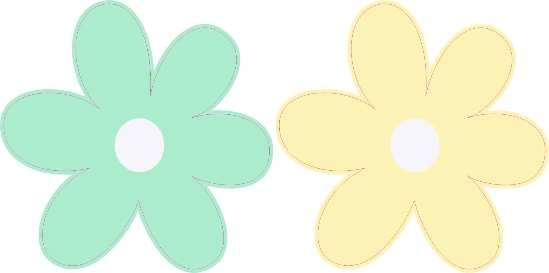 StickerTalk Daisy Flowers Stickers, 3 inches by 3 inches