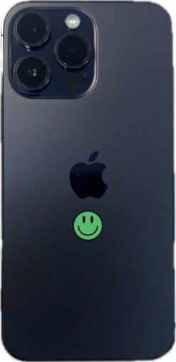 StickerTalk Green Smiling Face Stickers, 0.5 inches by 0.5 inches