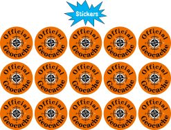 StickerTalk Official Geocache Sticker, 1 inches by 1 inches